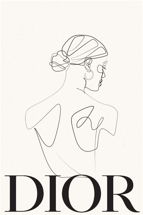 tableau dior noir et blanc